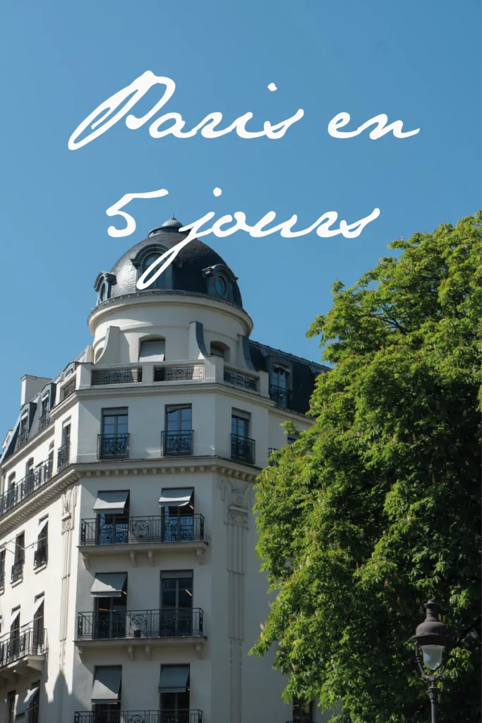 Guide de Paris 5 jours- Joli Môme